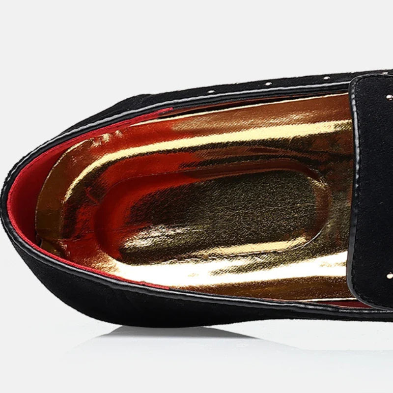 Regalia Noir Suede Loafers Ryvens